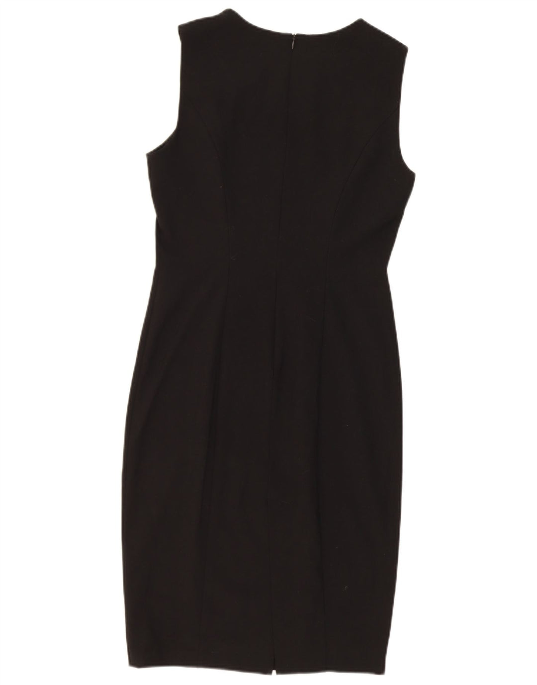 ZARA Womens Sleeveless Bodycon Dress UK 12 Medium Black Polyester