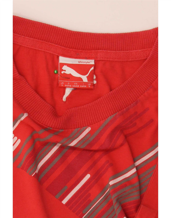 T-shirt grafica da uomo Puma Top piccola a righe rosse