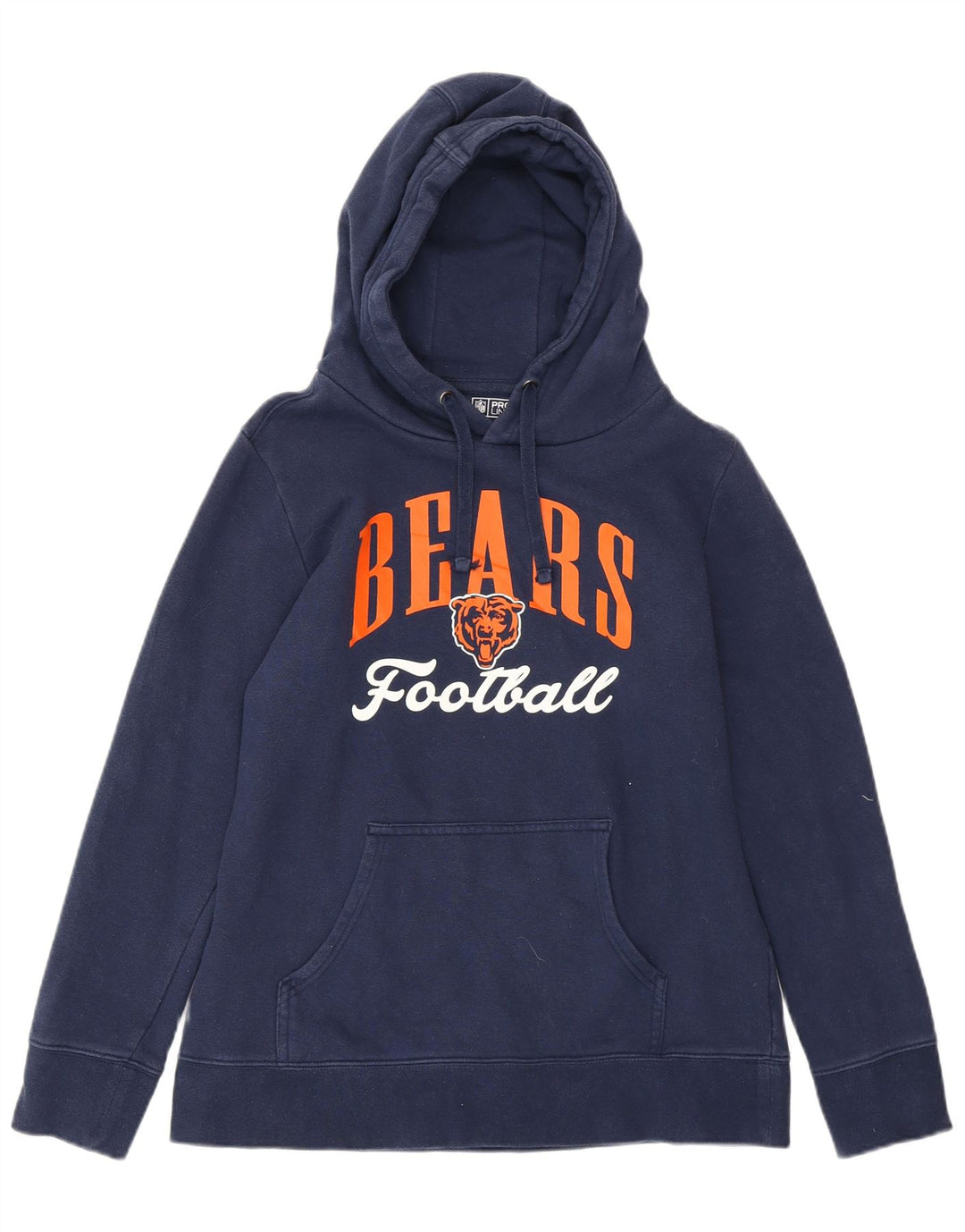 Maglia con cappuccio grafica da donna NFL Chicago Bears UK 14 blu navy medio