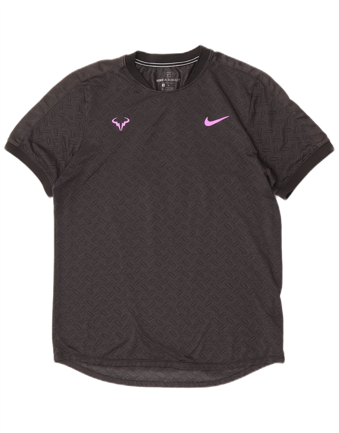 T-shirt da uomo Nike Top grigio medio geometrico