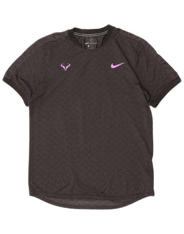T-shirt da uomo Nike Top grigio medio geometrico