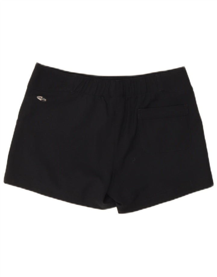 Pantaloncini Adidas Climalite da donna UK 10 Small W30 poliestere nero