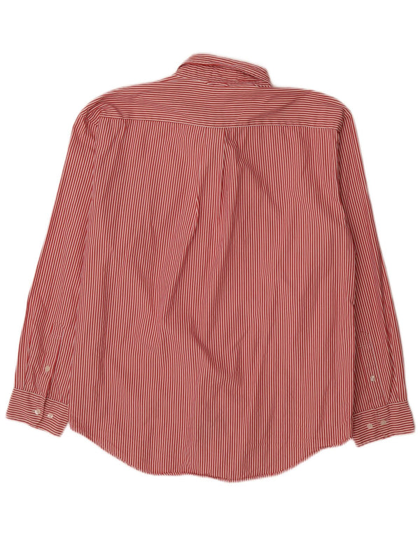 Camicia da uomo Tommy Hilfiger XL in cotone gessato rosso