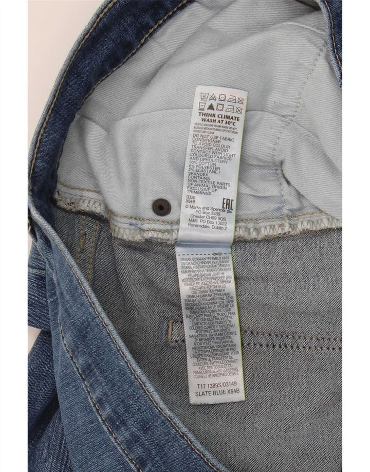 Jeans slim da uomo Marks & Spencer W34 L31 Blu