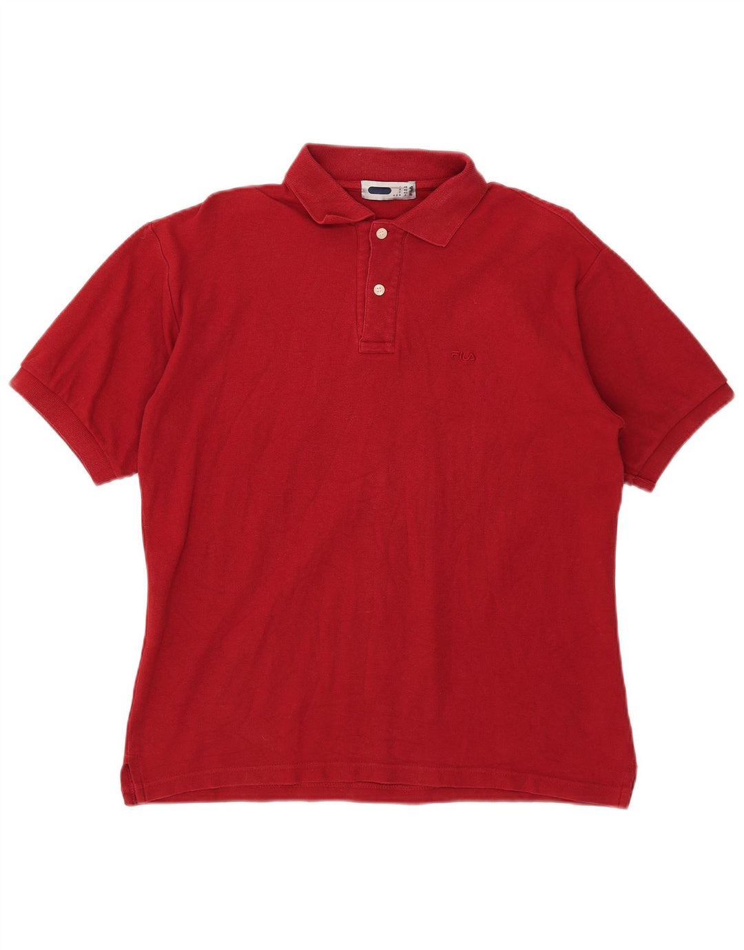 Polo Uomo FILA IT 48 Small Rosso Cotone