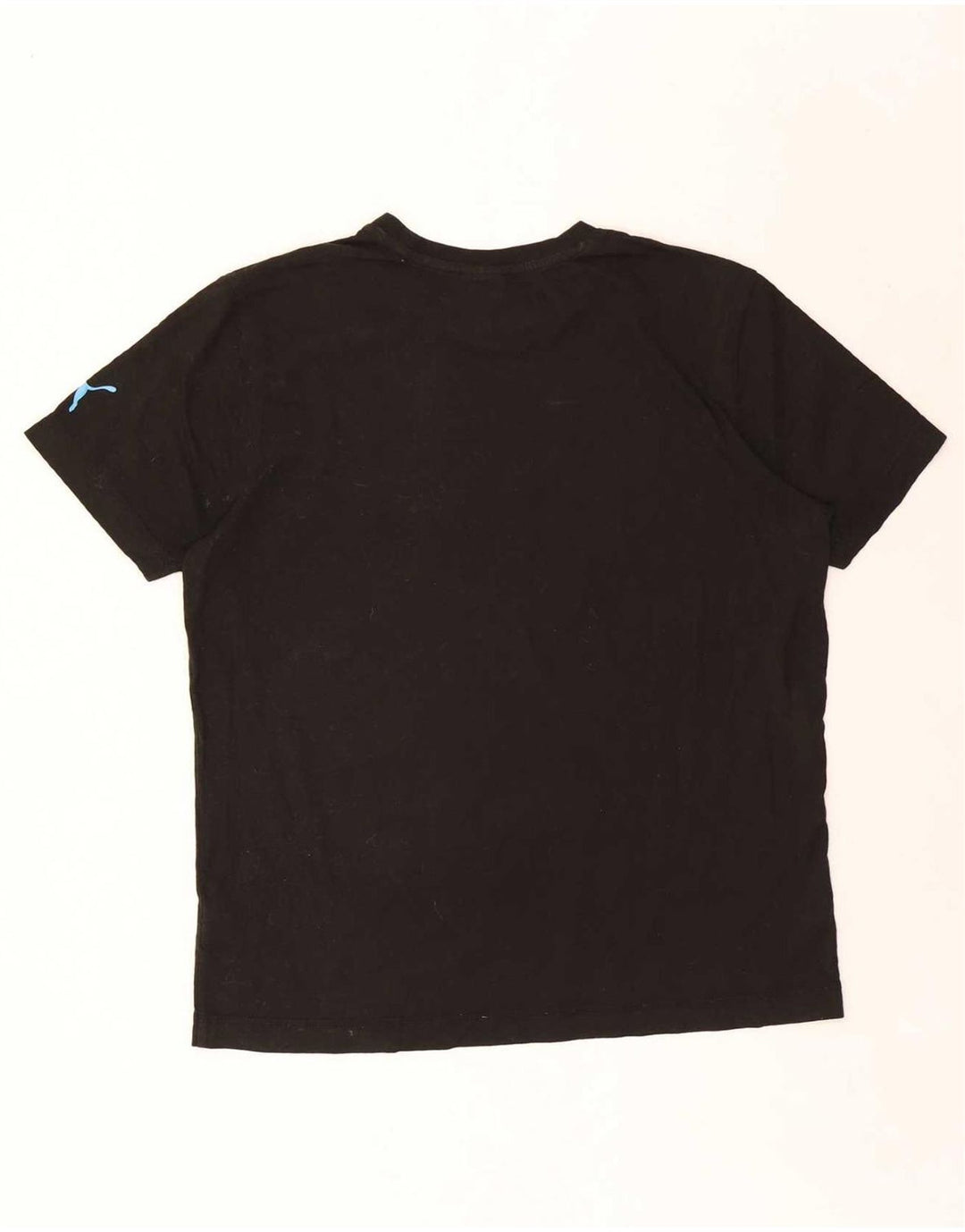 T-shirt grafica da uomo Puma Top grande in cotone nero