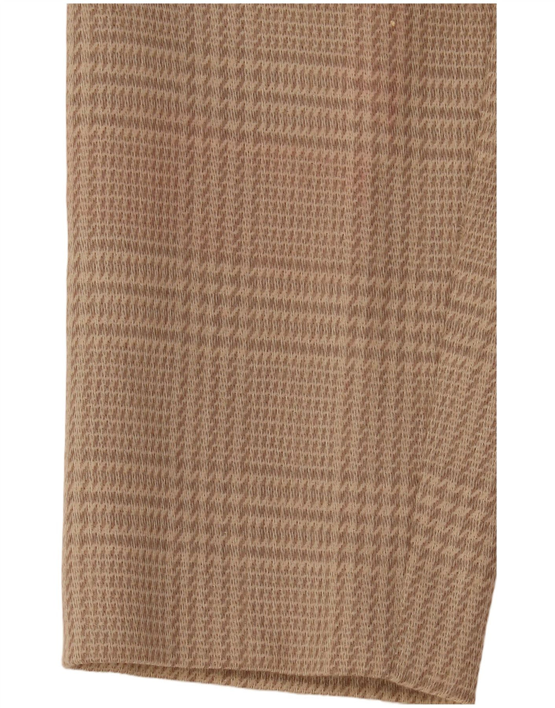 Giacca blazer vintage da donna a 2 bottoni IT 44 in lana pied de poule beige medio