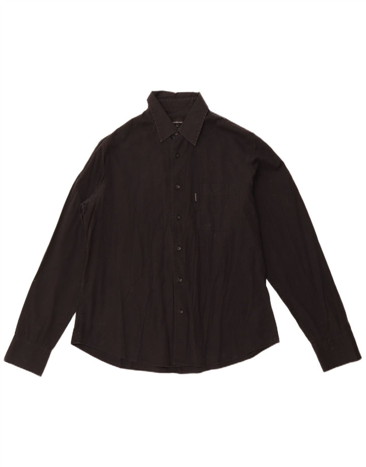 CALVIN KLEIN Camicia da uomo grande nera