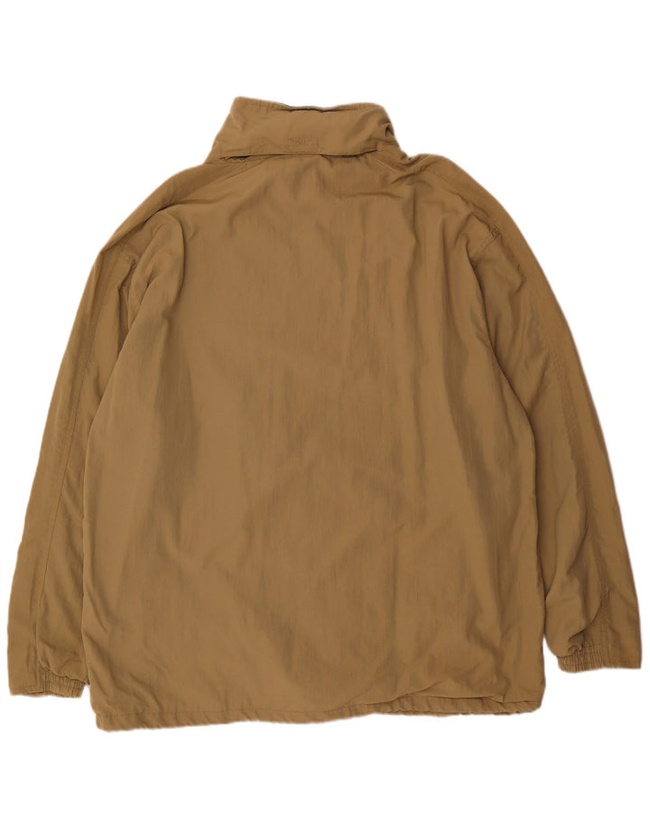 Giacca antipioggia con cappuccio da uomo Diadora UK 40 Large Khaki Poliammide