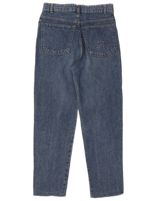 Jeans Mash Donna a Vita Alta IT 46 Large W30 L28 Cotone Blu