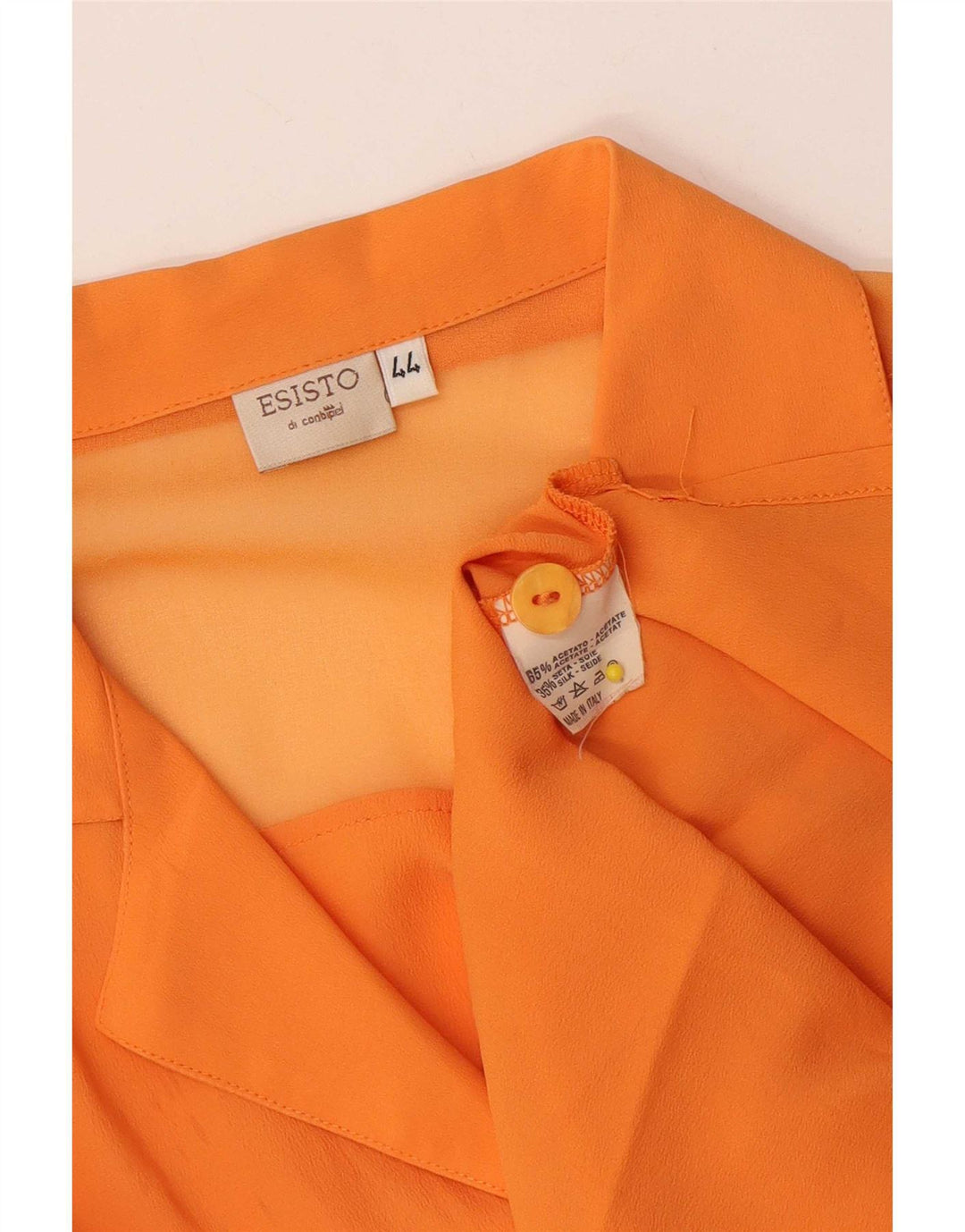 Camicetta Camicia Manica Corta Donna Conbipel Esisto IT 44 Arancione Medio