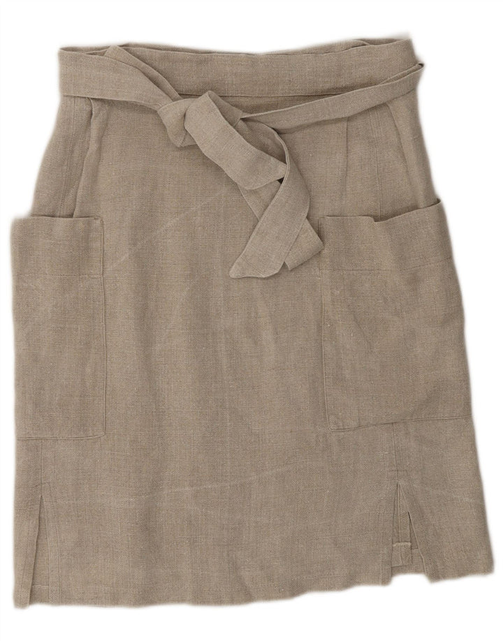 Gonna avvolgente Ferretti Jeans Philosophy da donna UK 12 media W29 Beige
