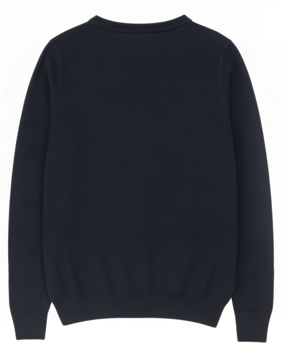 Marks & Spencer Maglione da uomo con scollo a barca piccolo in acrilico blu navy