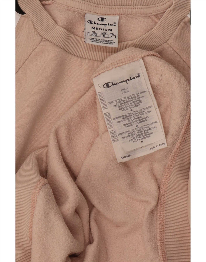 Felpa con grafica da donna Champion UK 14 Cotone rosa medio