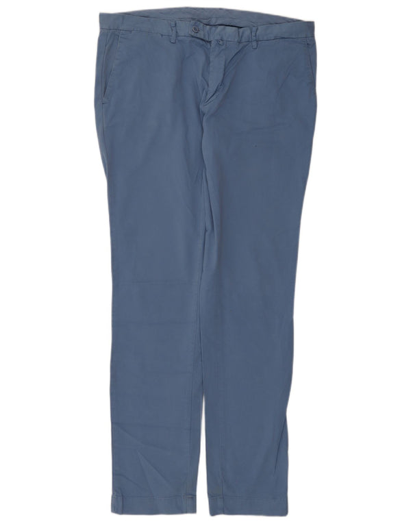 Pantaloni chino slim da uomo Hackett W36 L33 in cotone blu