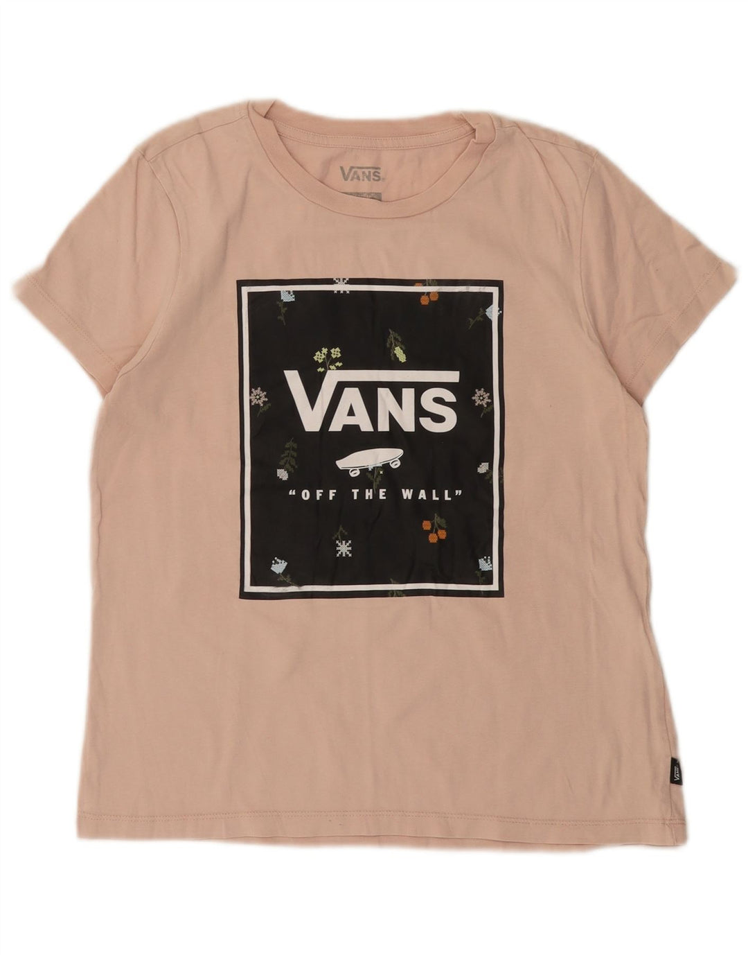 T-shirt grafica da donna VANS Top UK 12 cotone rosa medio