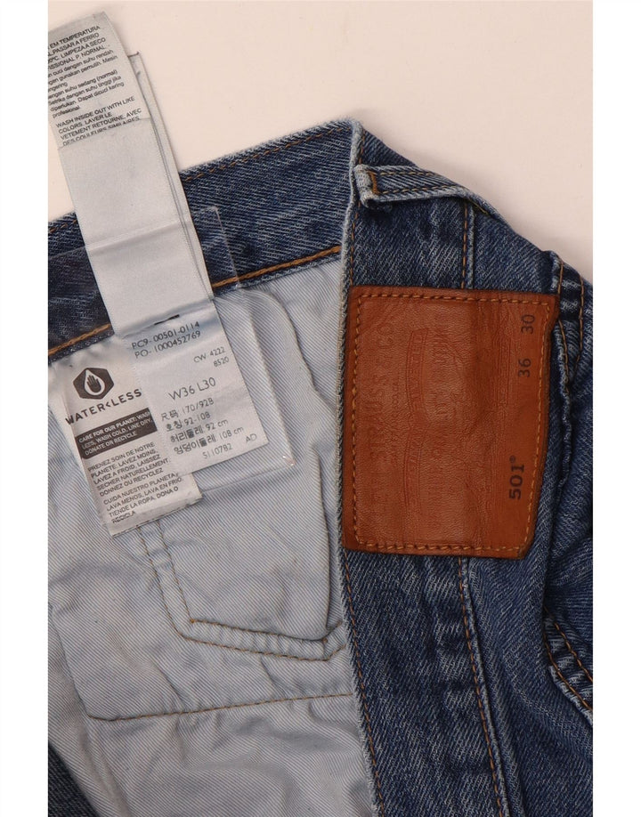 Levi's Uomo 501 Jeans dritti W36 L30 Cotone Blu