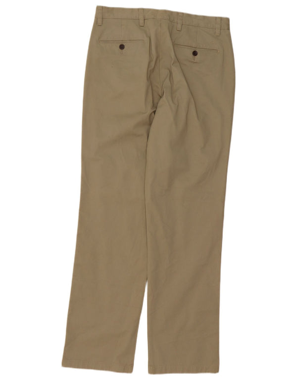 Pantaloni chino con pegging da uomo Dockers W33 L34 in cotone beige