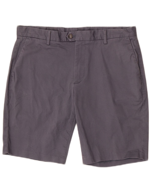 Pantaloncini chino da uomo Reiss W34 Large in cotone blu navy
