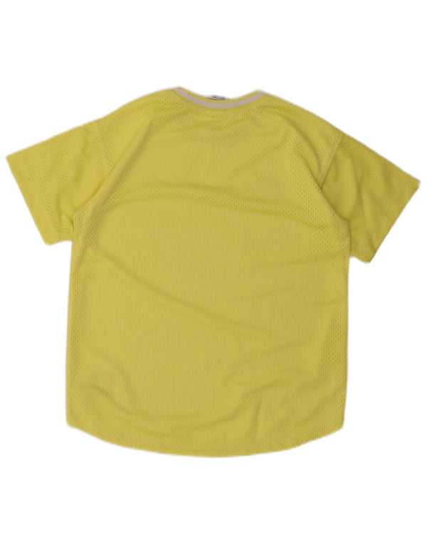 T-shirt grafica oversize da donna Champion UK 6 XS gialla