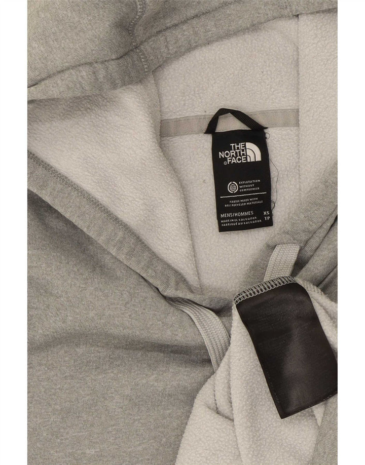 Felpa con cappuccio da uomo The North Face XS in poliestere grigio