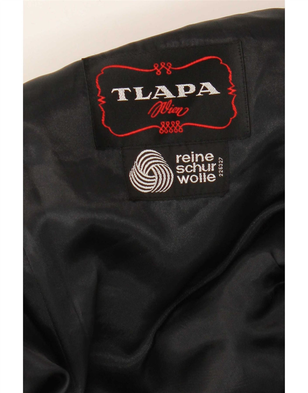 Giacca blazer da uomo a 1 bottone TLAPA UK 38 lana vergine nera media