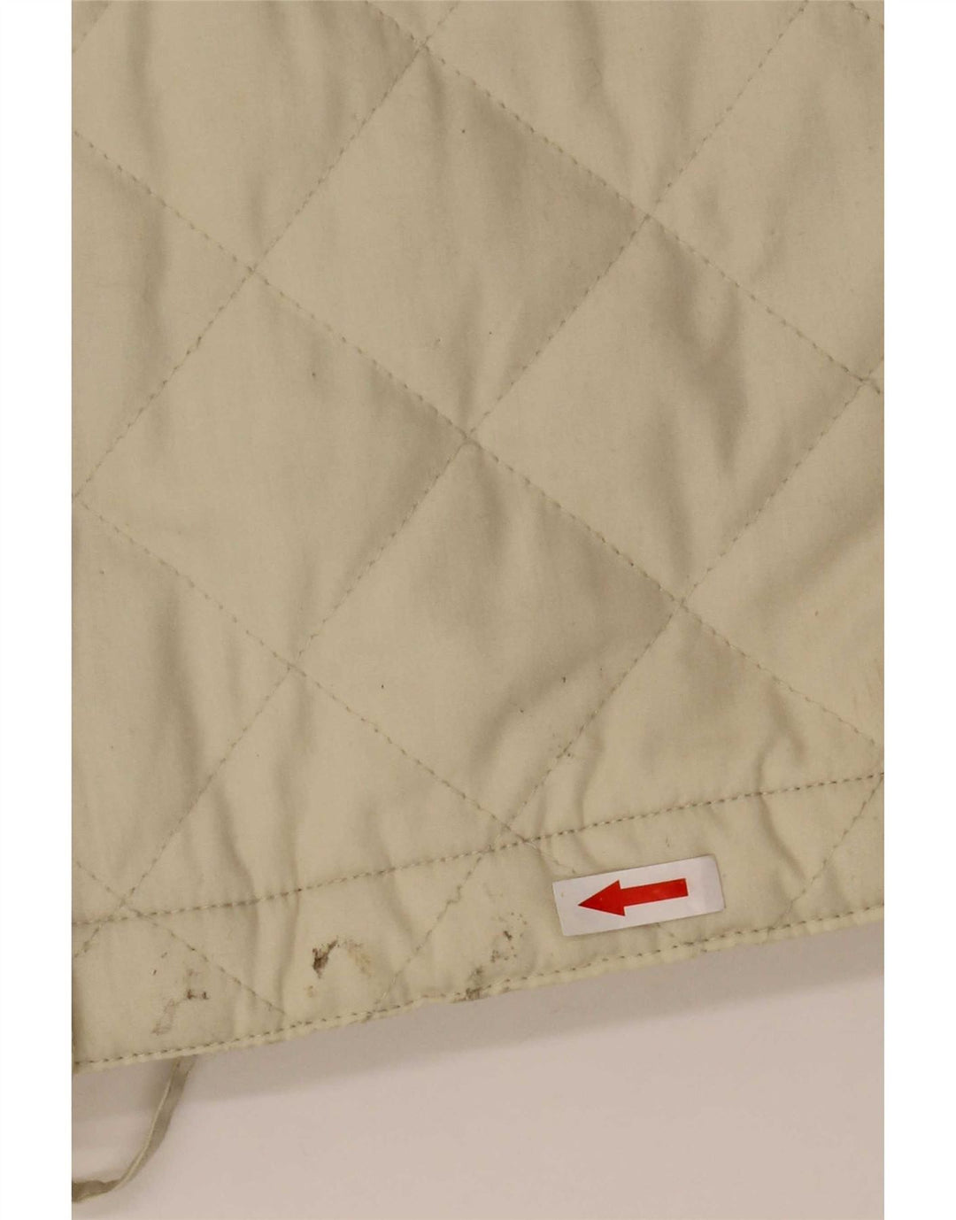 Giacca trapuntata vintage da donna IT 54 2XL Beige