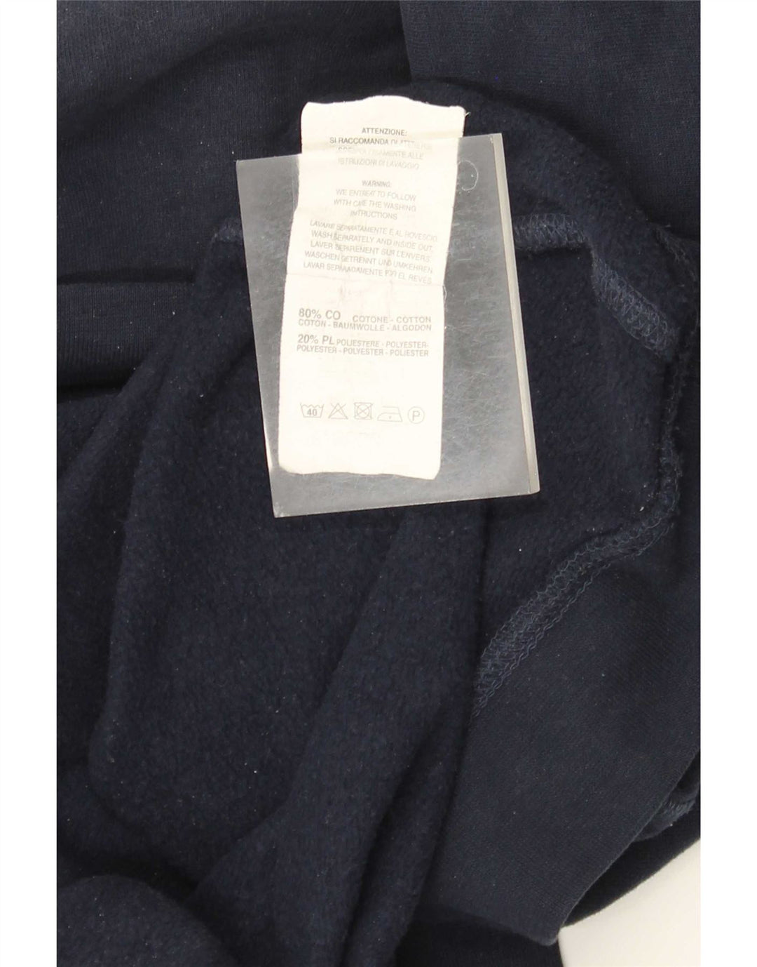 Felpa grafica da uomo Carrera 2XL cotone blu navy