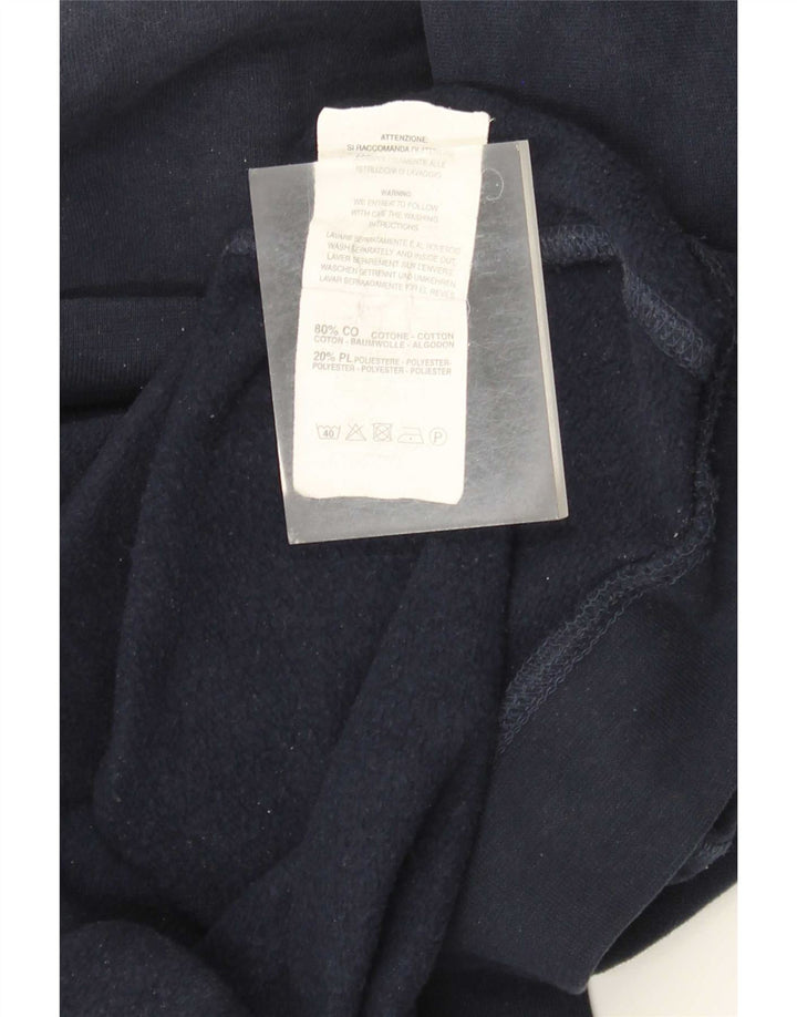 Felpa grafica da uomo Carrera 2XL cotone blu navy