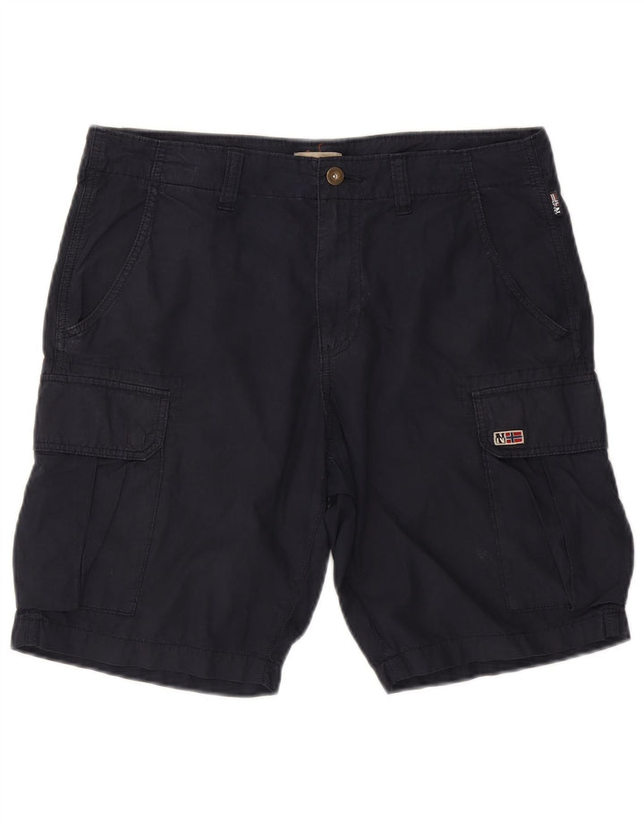 Pantaloncini cargo da uomo Napapijri W33 cotone blu navy medio