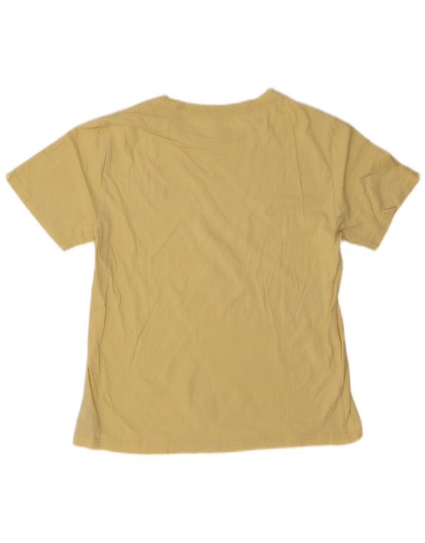 Polo Ralph Lauren T-shirt da uomo Top grande in cotone giallo