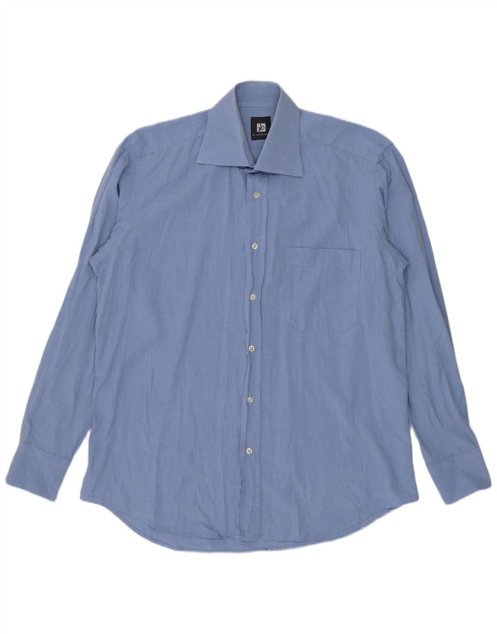 Camicia da uomo Roccobarocco taglia 15 1/2 39 blu medio