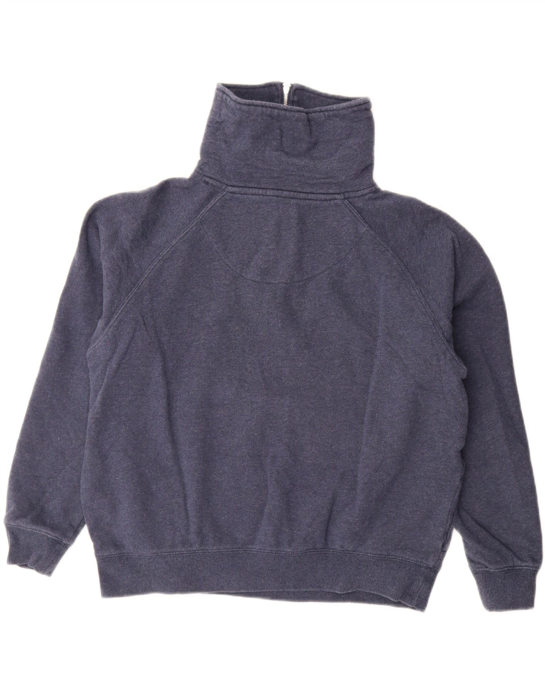 CREW CLOTHING Felpa oversize da donna maglione UK 10 piccolo blu navy