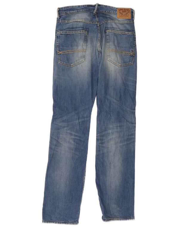 Jeans dritti a vita alta Rex da donna Tommy Hilfiger W30 L34 Blu
