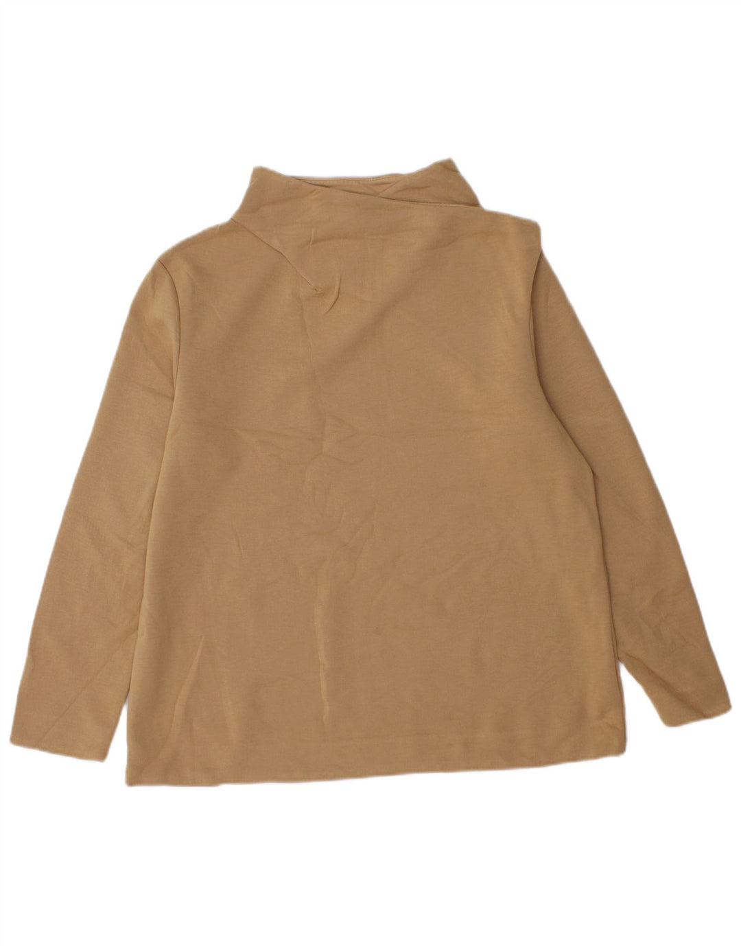 Cos Top da donna a maniche lunghe UK 14 Poliestere beige medio