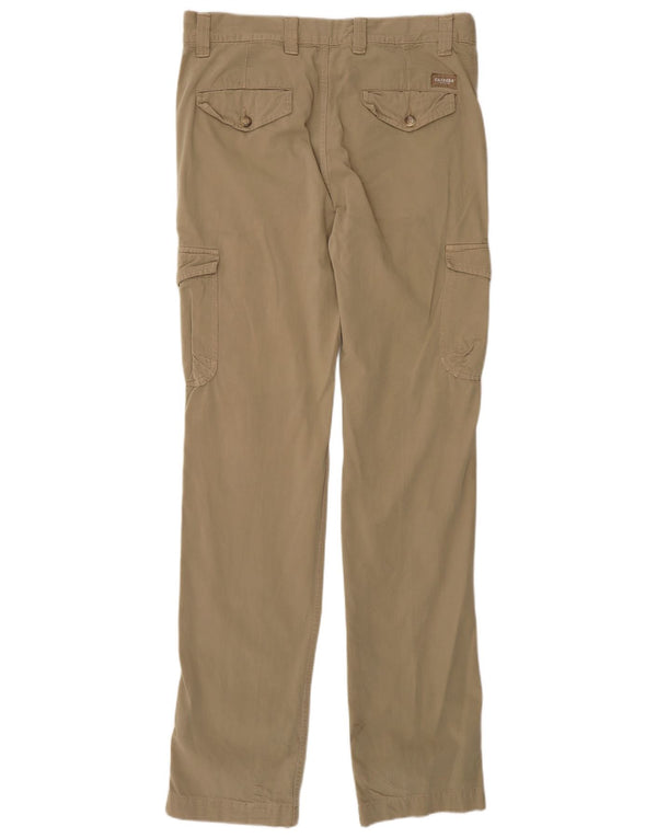 Pantaloni cargo dritti da uomo Carrera IT 48 medio W33 L34 cotone beige