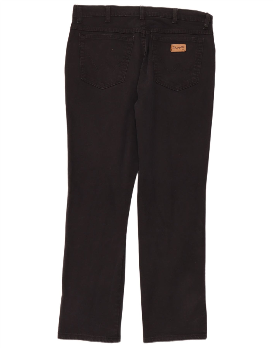 Jeans dritti da uomo Wrangler Texas W36 L32 cotone nero