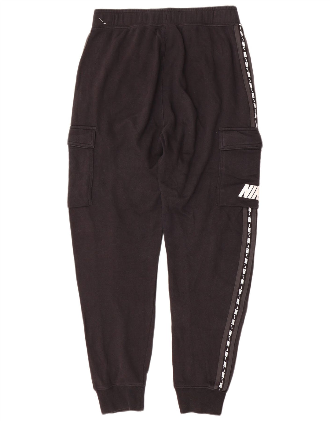 Pantaloni da tuta Nike Graphic Cargo da uomo Joggers piccoli in cotone nero