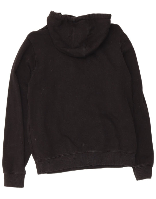 Maglione con cappuccio grafico da uomo Guess piccolo in cotone nero