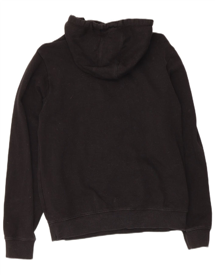 Maglione con cappuccio grafico da uomo Guess piccolo in cotone nero