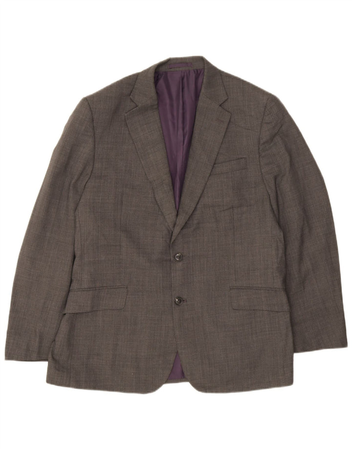 Giacca blazer a 2 bottoni Marks & Spencer Performance da uomo UK 42 grande grigia