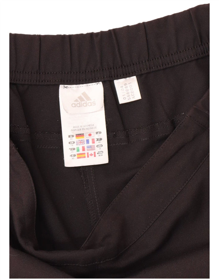 Pantaloncini sportivi da donna Adidas UK 14 Medium Nero Poliestere Sport