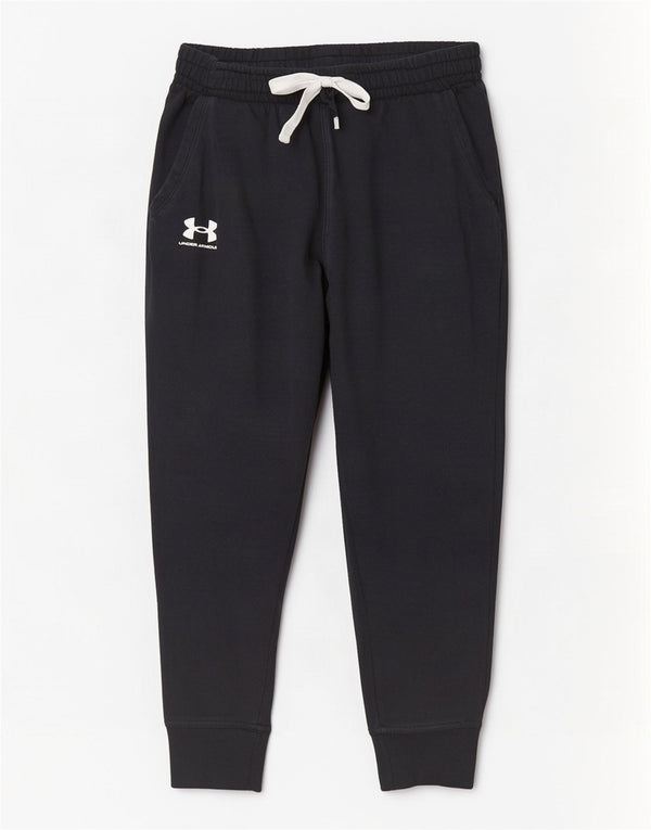 Pantaloni da tuta da donna Under Armour da jogging UK 16 grandi in cotone nero