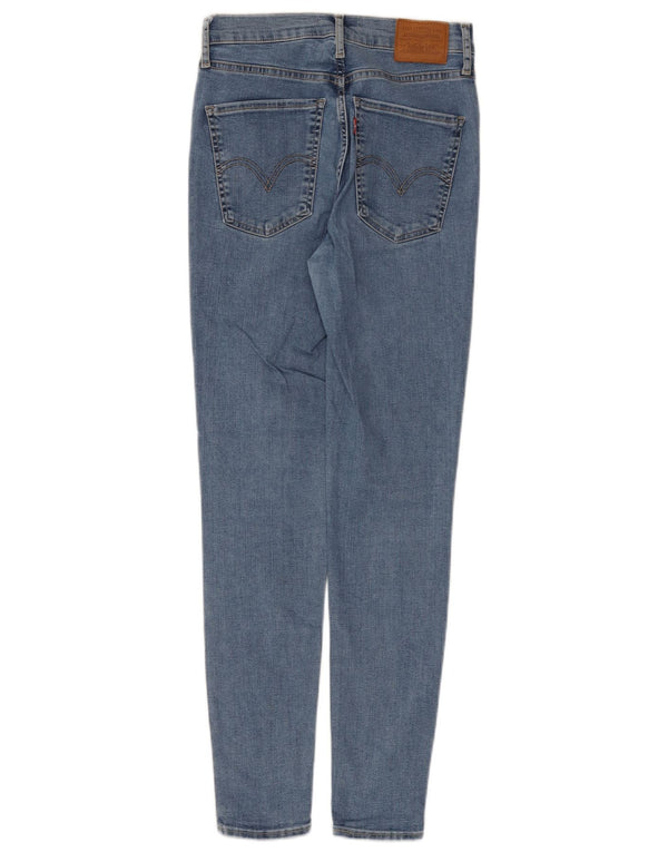 Levi's Donna Mile High Super Skinny Jeans W28 L28 Cotone Blu