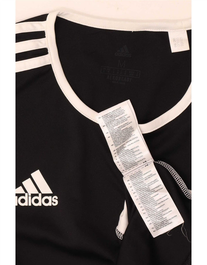 T-shirt Adidas Aeroready da uomo, media, in poliestere nero