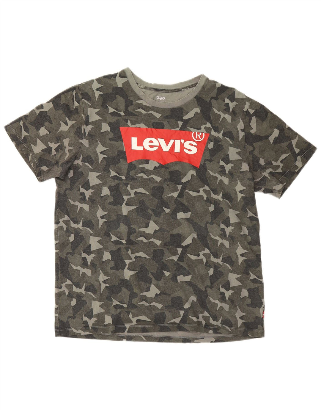 T-shirt grafica da uomo Levi's Top grande in cotone mimetico multicolore