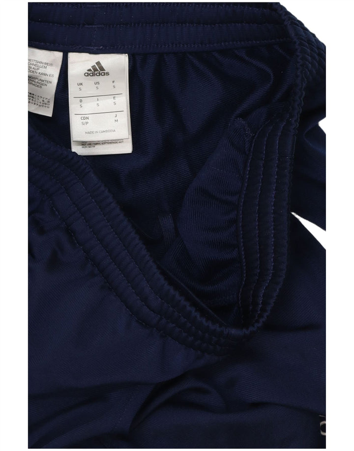 Pantaloni da tuta da uomo ADIDAS Joggers piccoli in poliestere blu navy