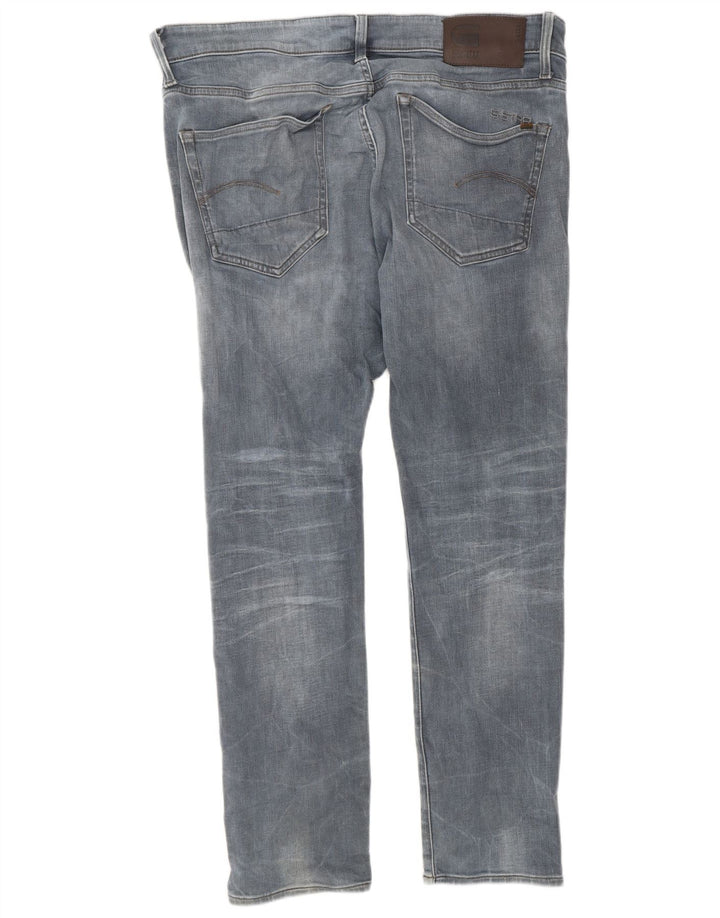 Jeans slim da uomo G-Star W34 L30 poliestere blu