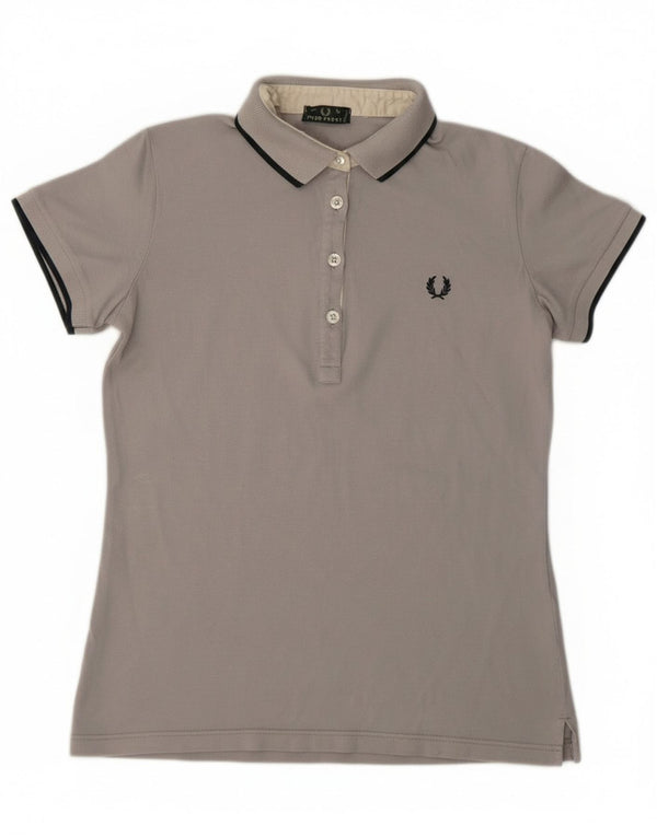 Polo da donna Fred Perry UK 14 grande grigia