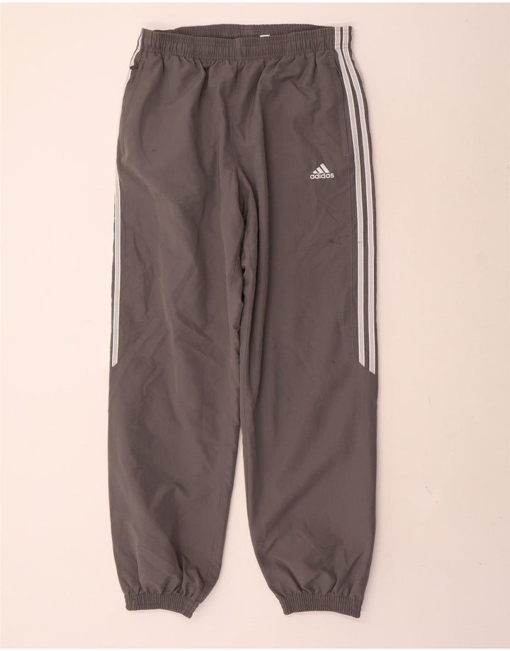 Pantaloni da tuta da uomo Adidas Joggers in poliestere grigio medio